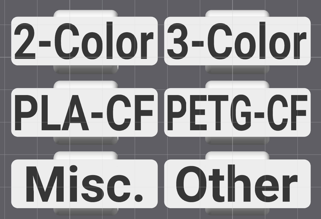 RepRack Labels | Customizable