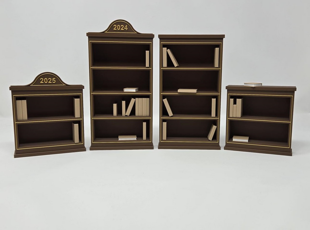 Miniature Bookcase Set