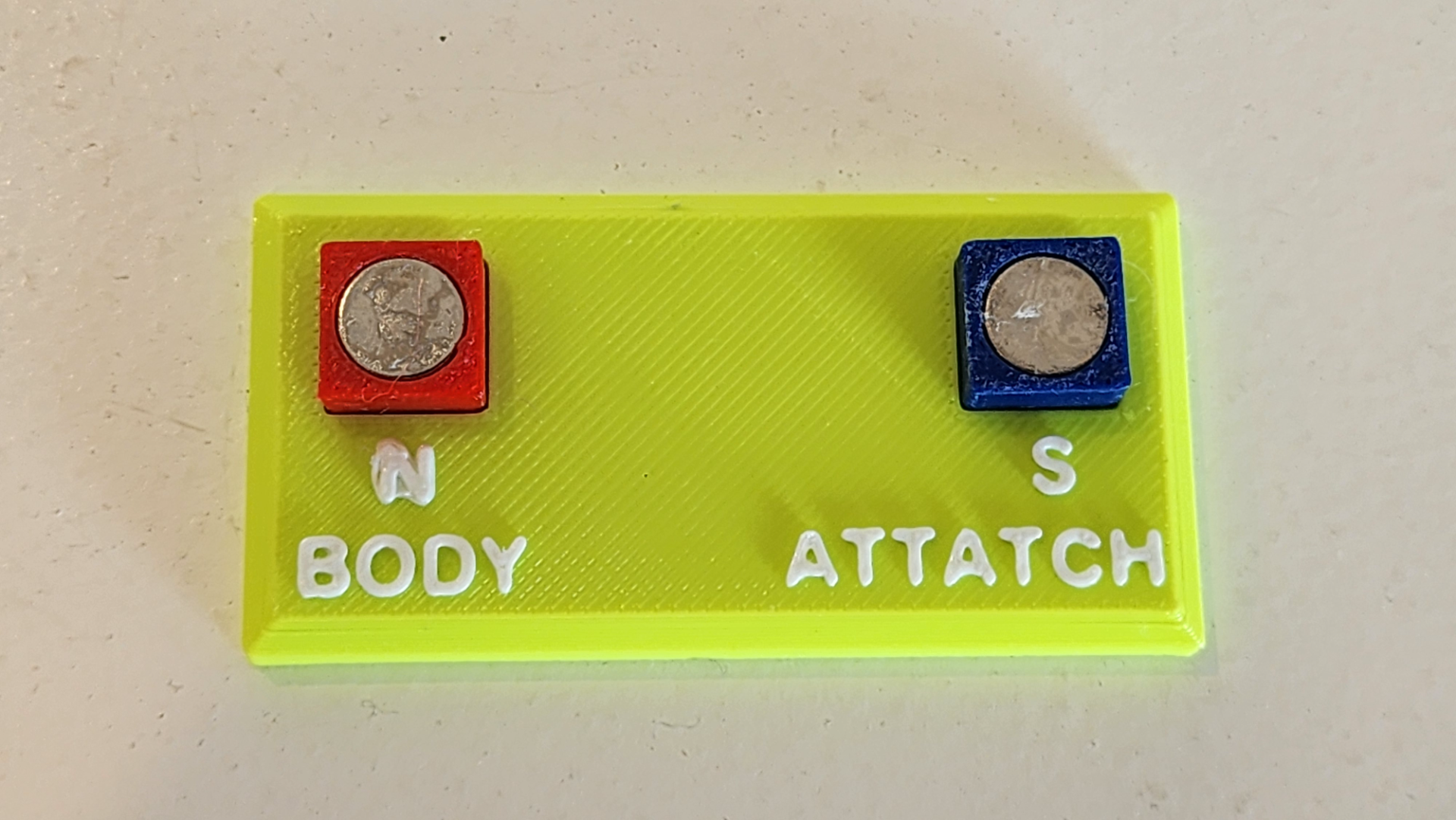 Magnet polarity Board, North - South. CUSTOM SIZE