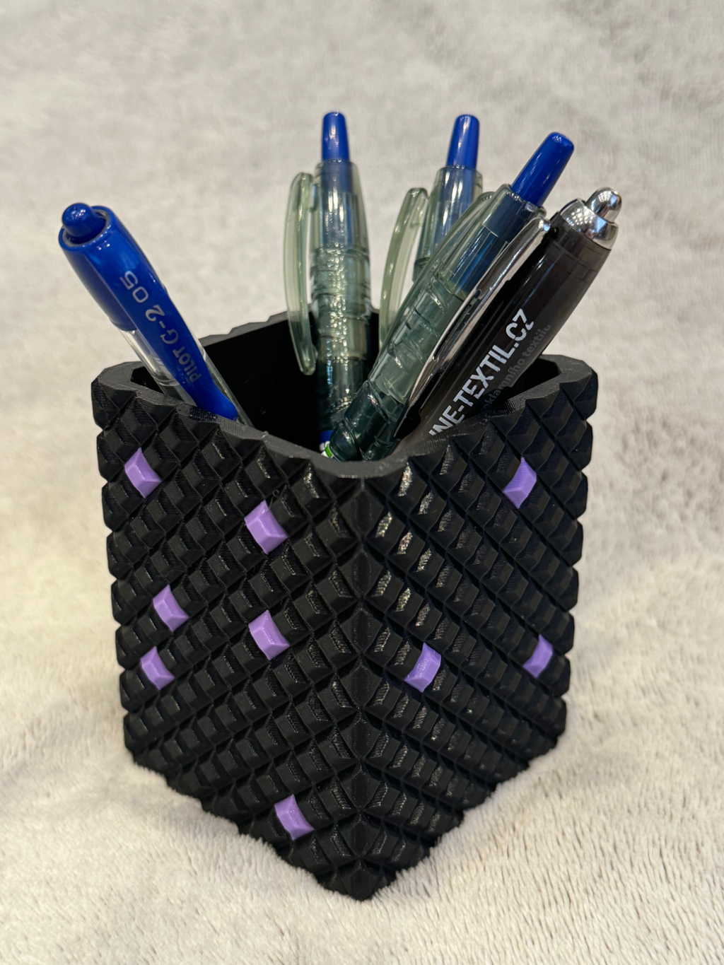 Pen Holder - Diamond Shape - multicolor