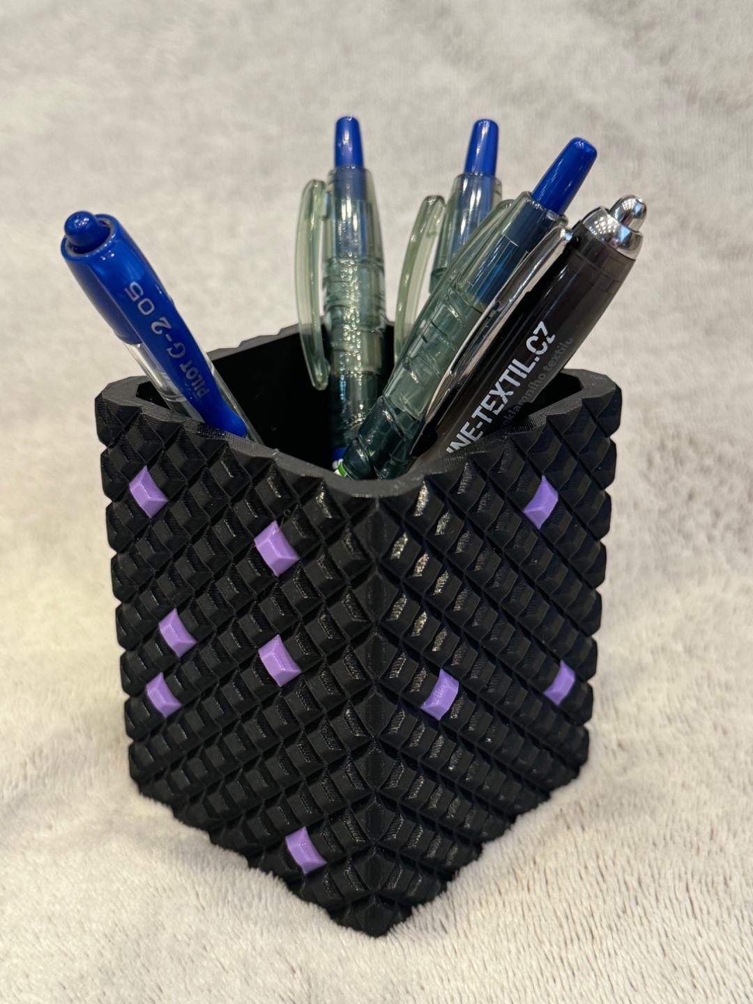 Pen Holder - Diamond Shape - multicolor