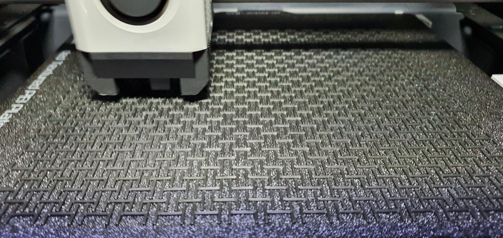 fabric lattice cube pattern