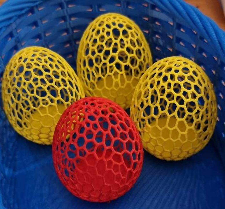 Decoration voronoi easter egg