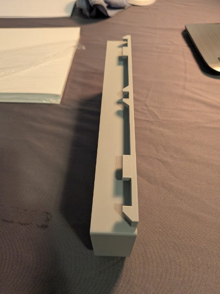 Front purge-line bin