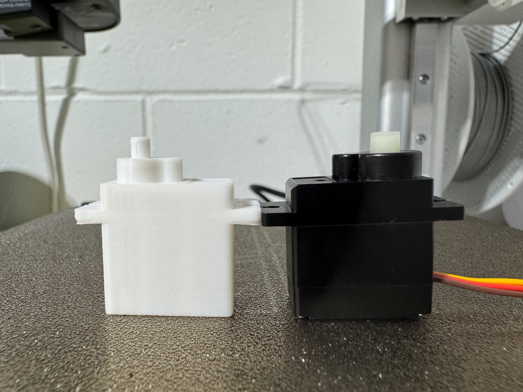Exact Replica of 9g Servo From Maker's Supply