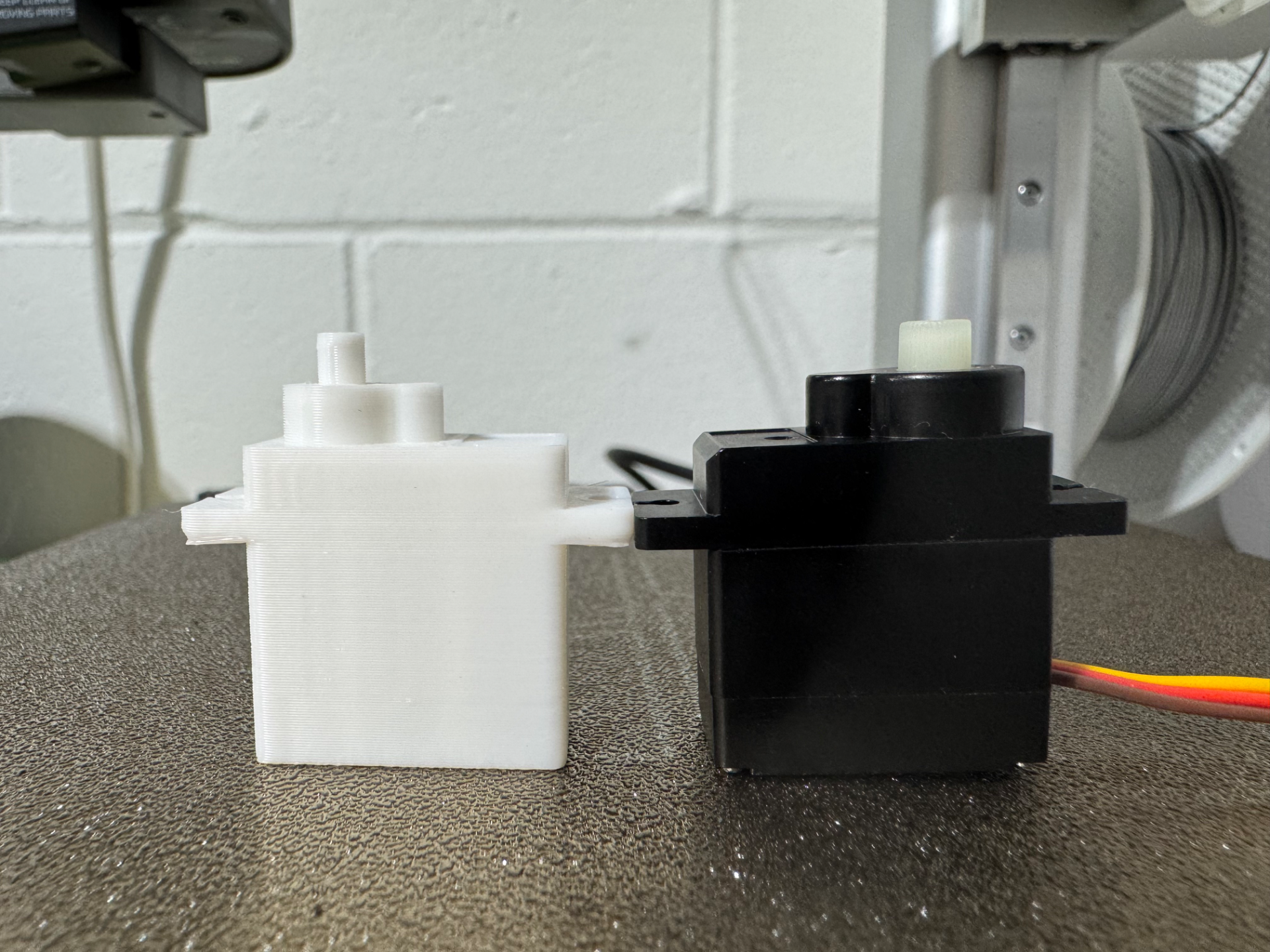 Exact Replica of 9g Servo From Maker's Supply