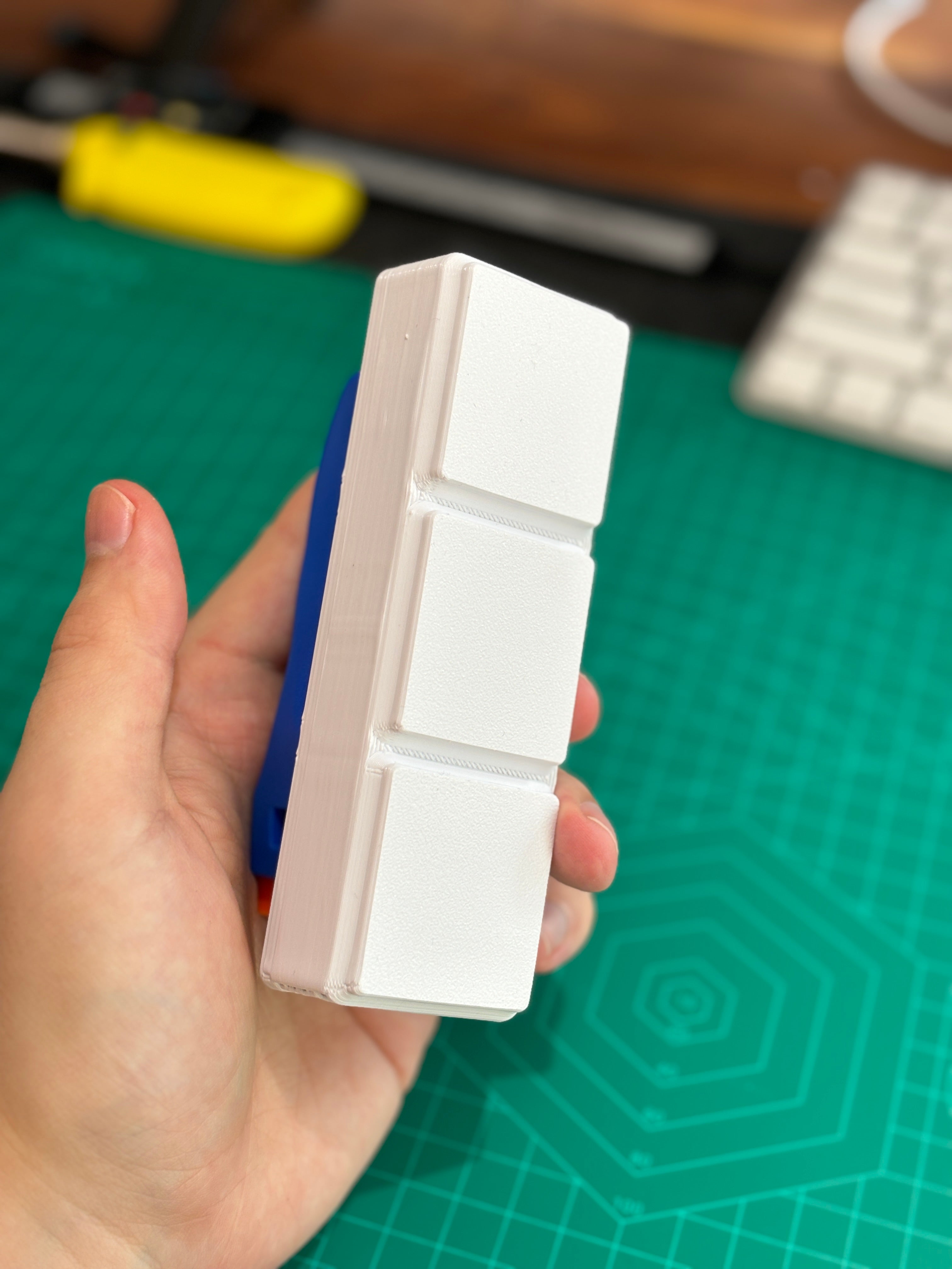 Dual Plastic Razor Scraper Holder - Gridfinity 3x1