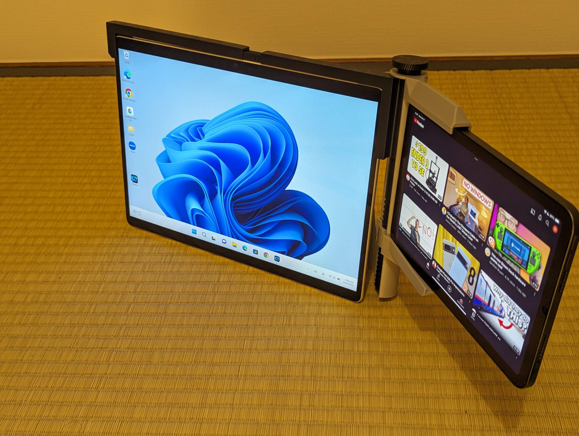 Phone or tablet second screen adapter for laptop - Tested on Macbook Air and Microsoft Surface
