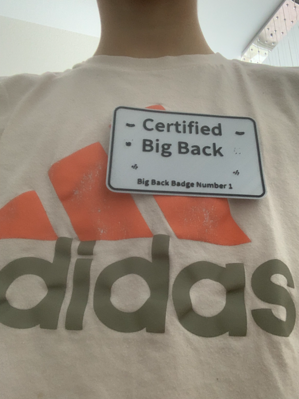Certified Big Back Badge