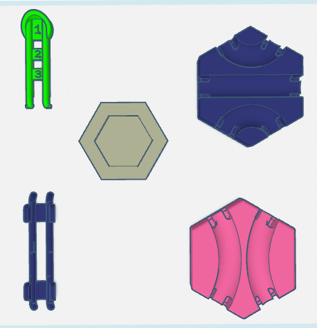 Gravitrax pieces.