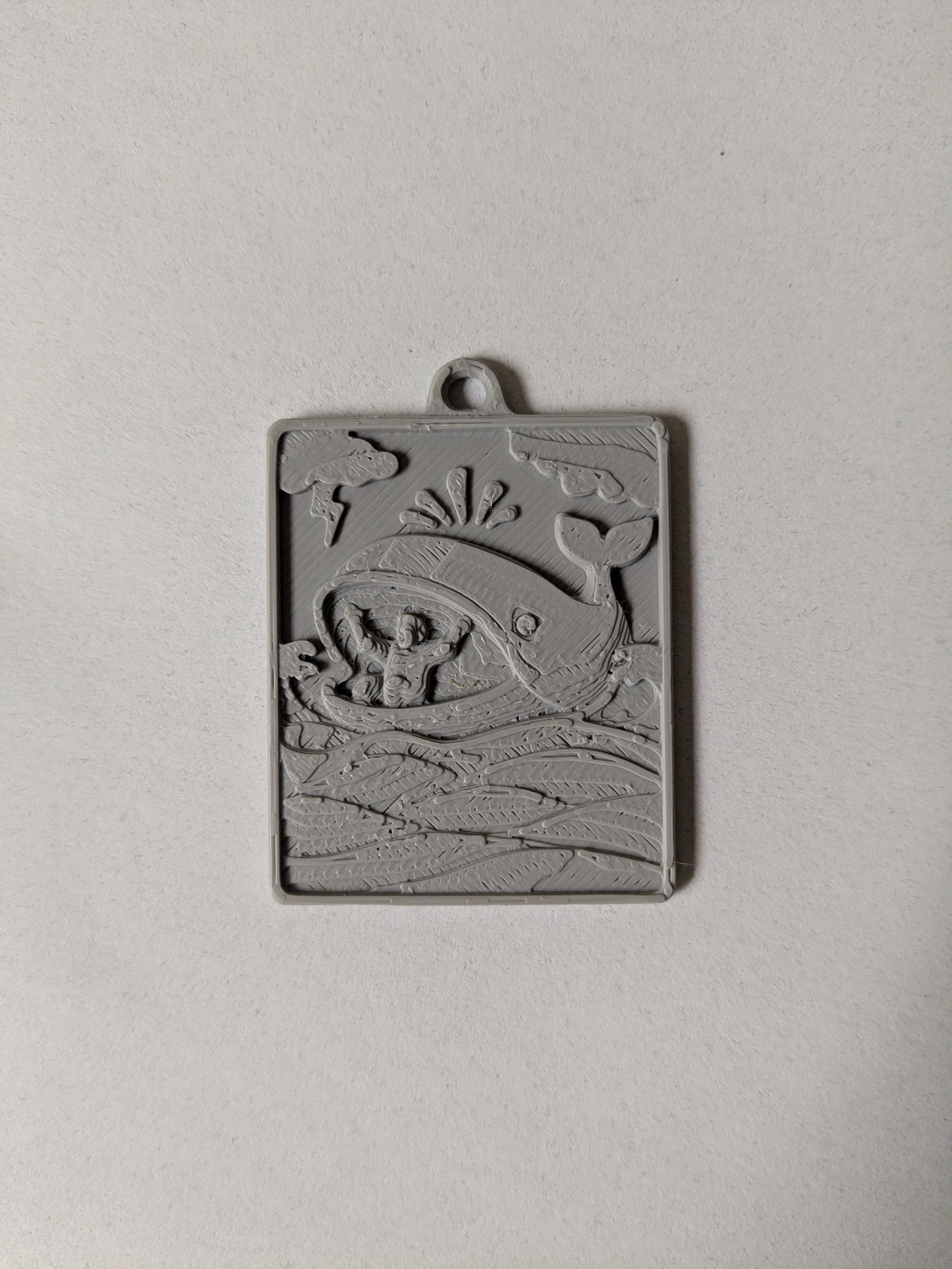 Jonah's Whale Biblical Keychain/Ornament