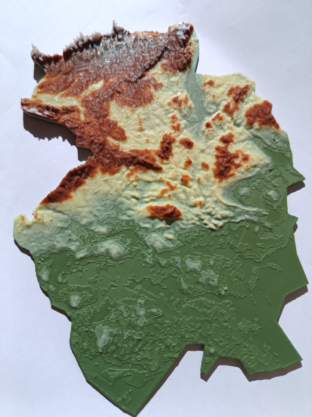 Terrain Map - Colored - Germany - No AMS Needed