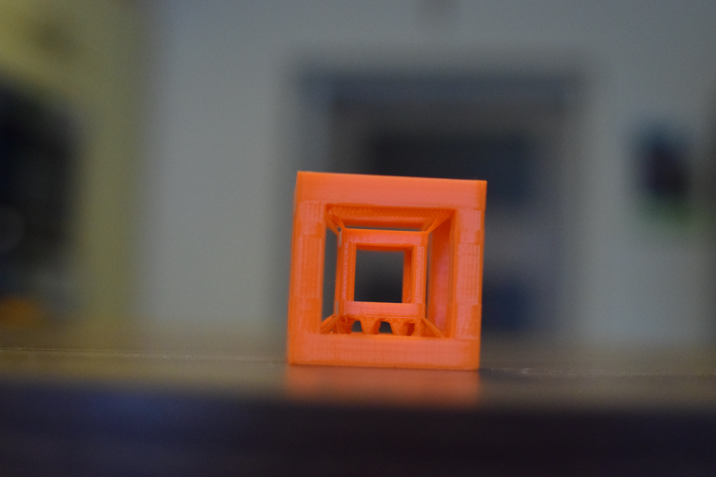 Cube calibration test.