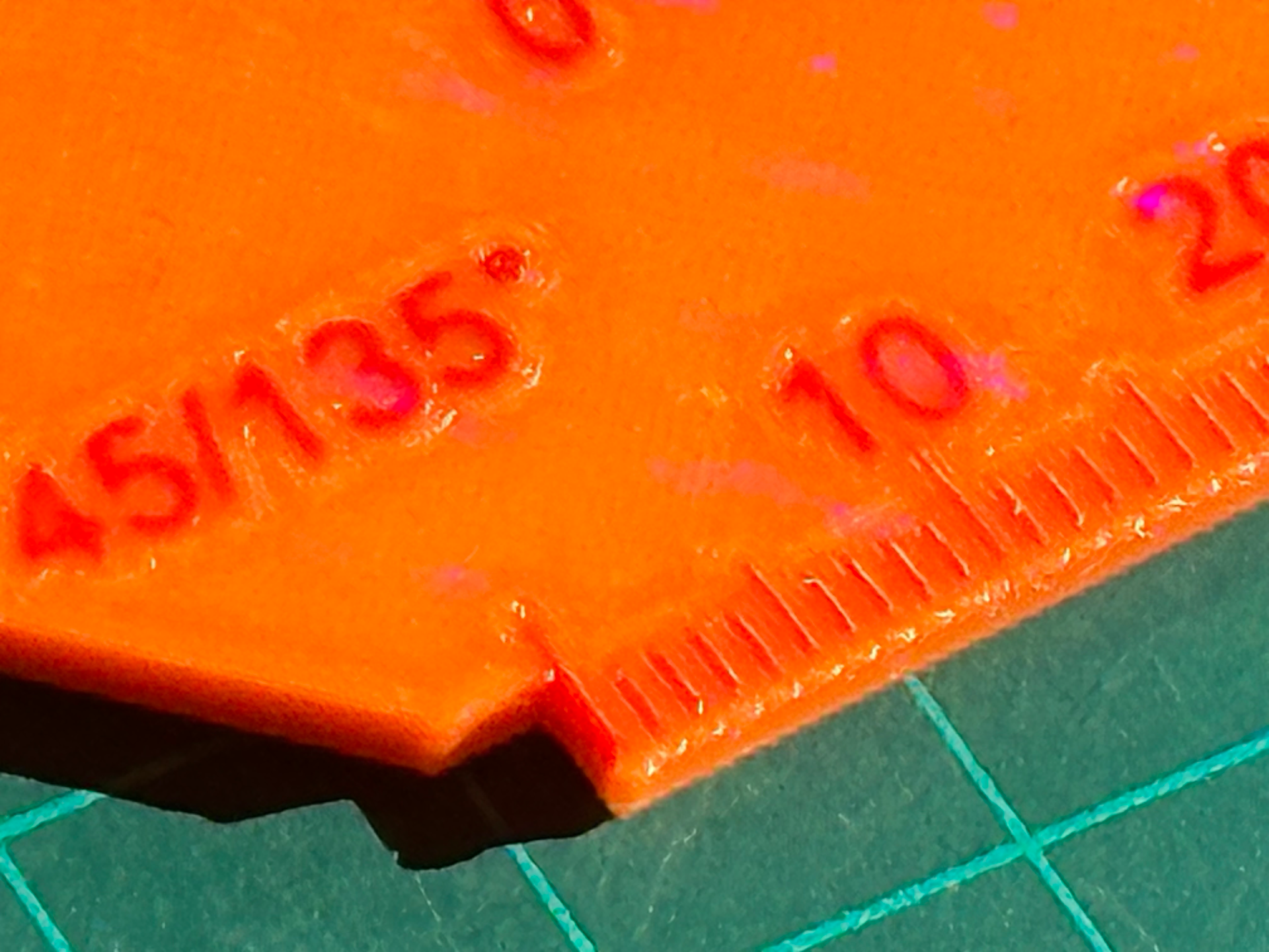 Template for Measuring Angles & Radii from 2-16mm