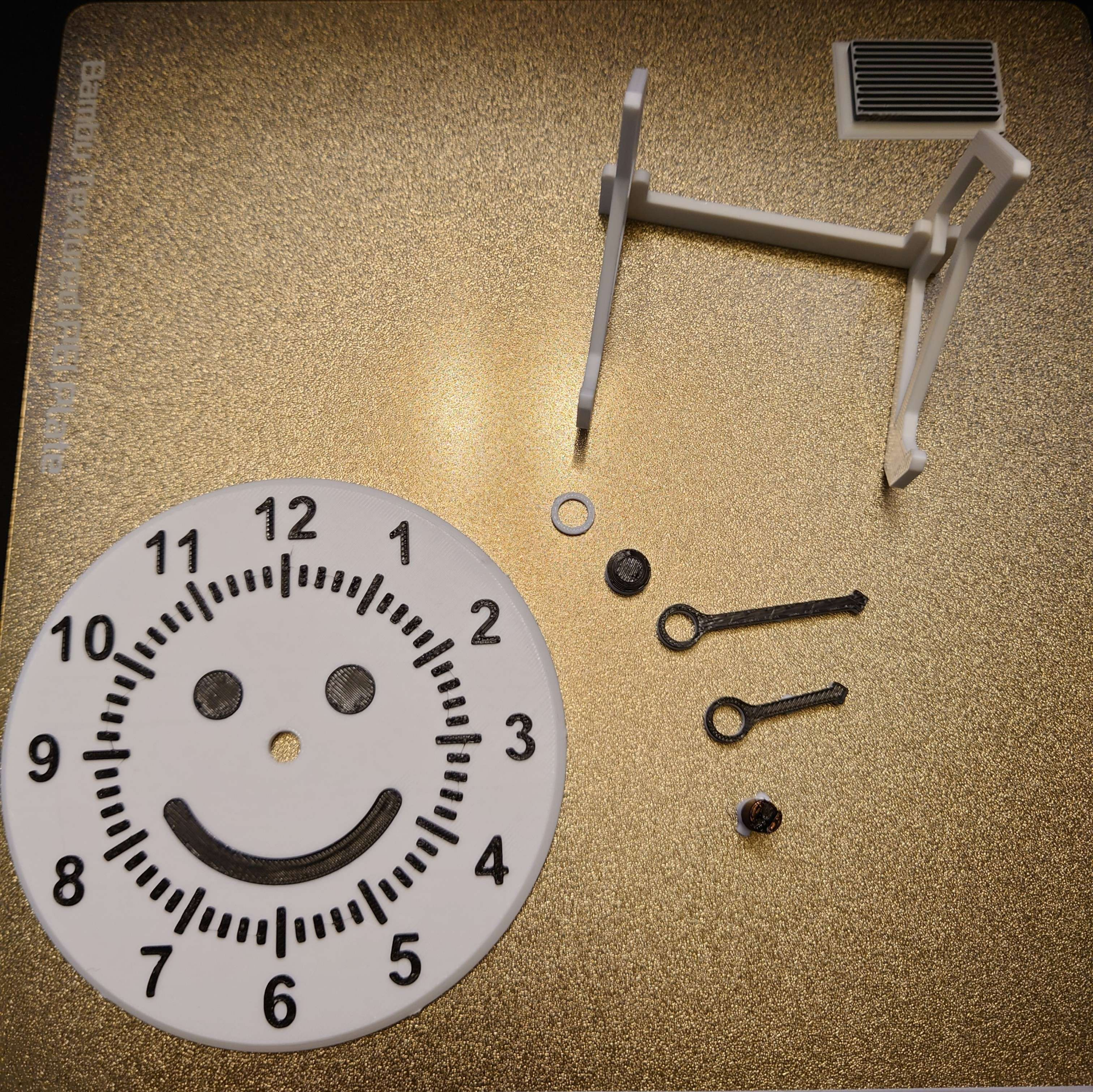 My first clock - Kit card