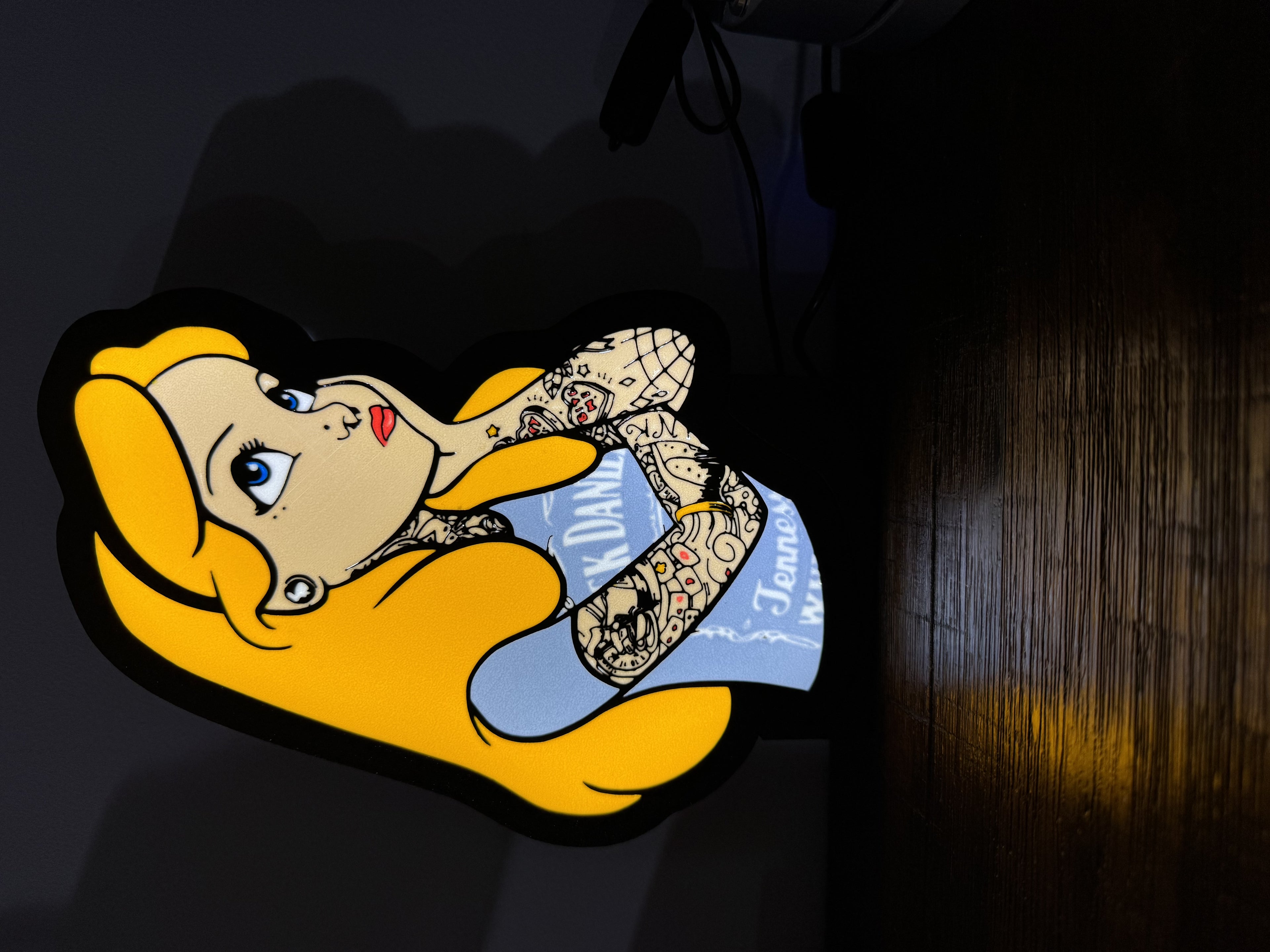 Alice - Lost in Wonderland - LED Light Up Sign