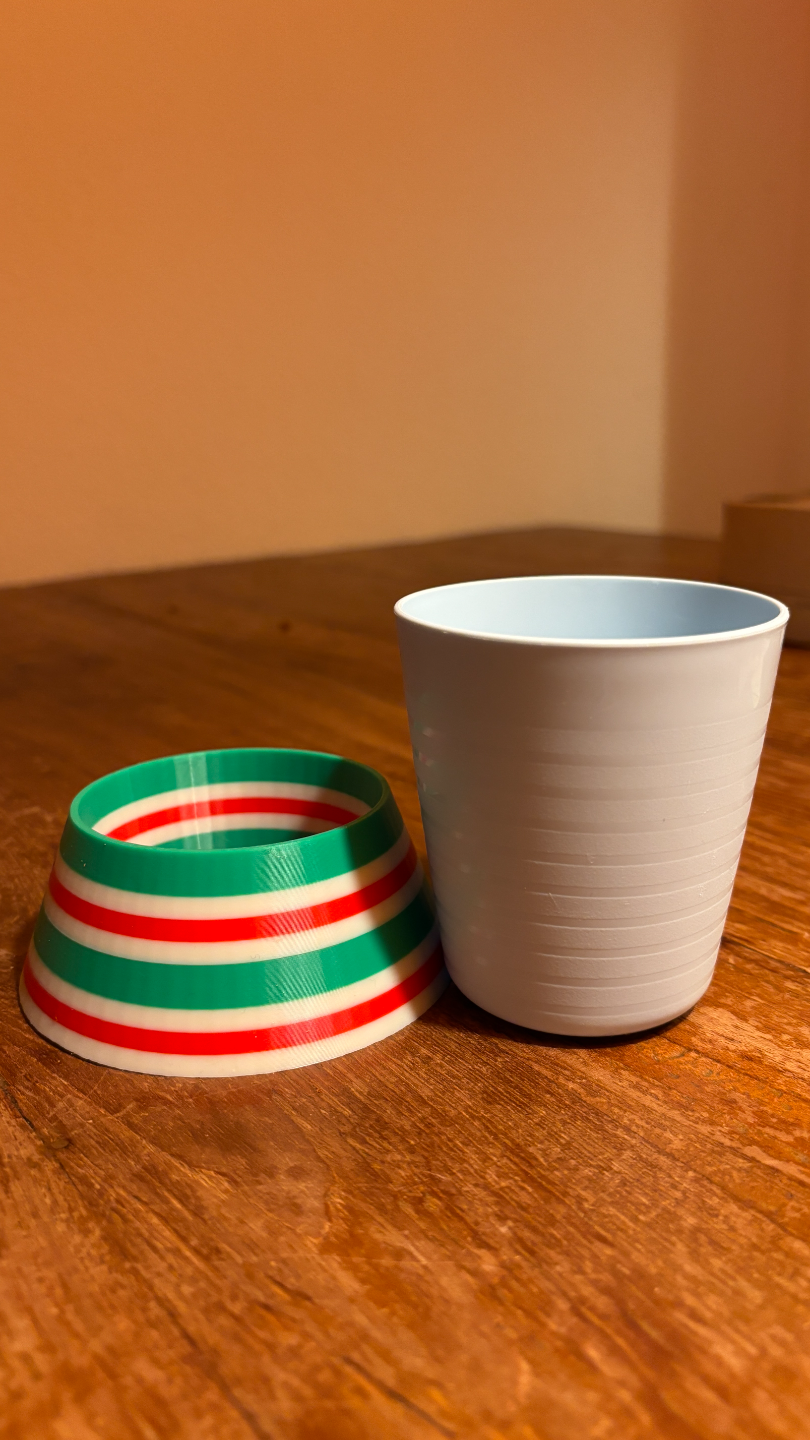 non-spill cup holder / anti tip coaster