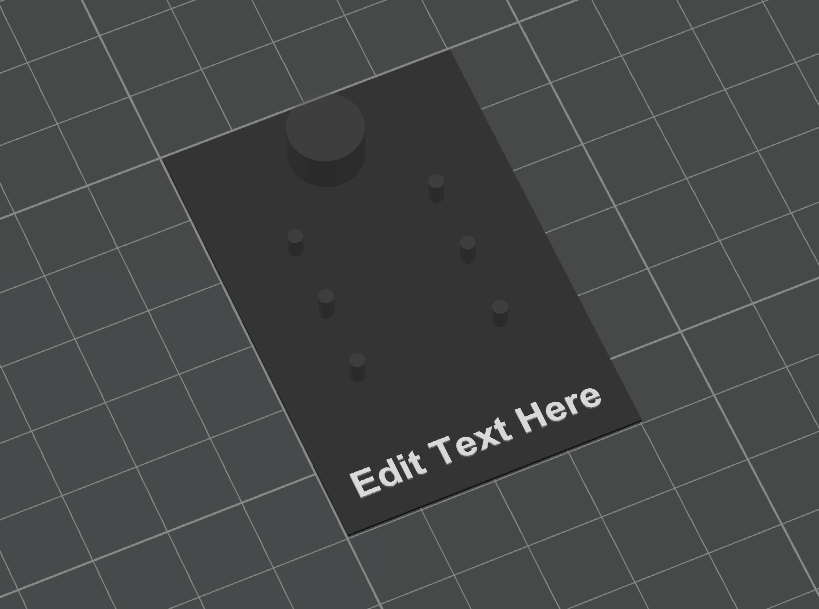 Earring Tag with custom text