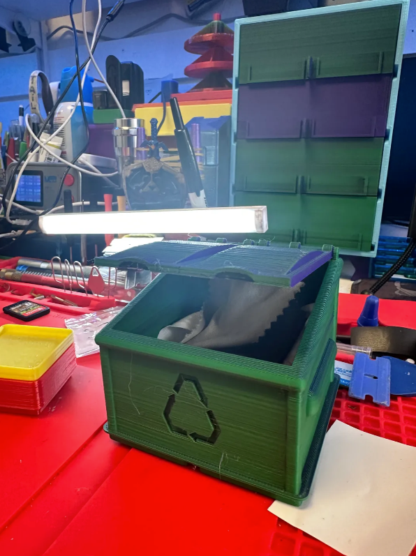 Gridfinity Dumpster Trash Can Recycle Bin