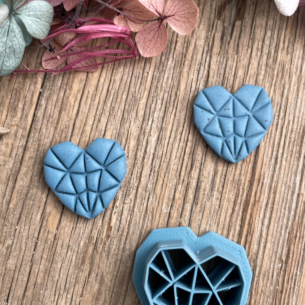 Geometric Heart Earring Cutter