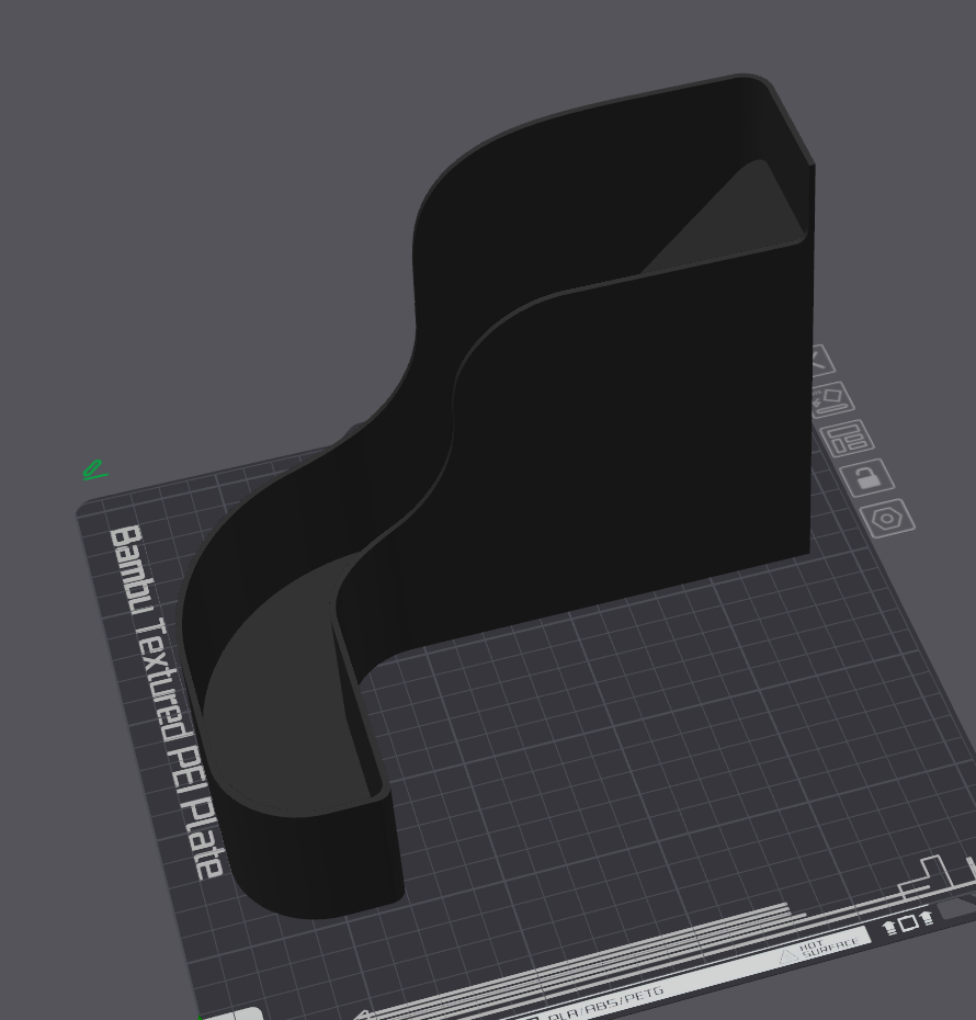 Poop Chute v2 for Bambu Lab printers