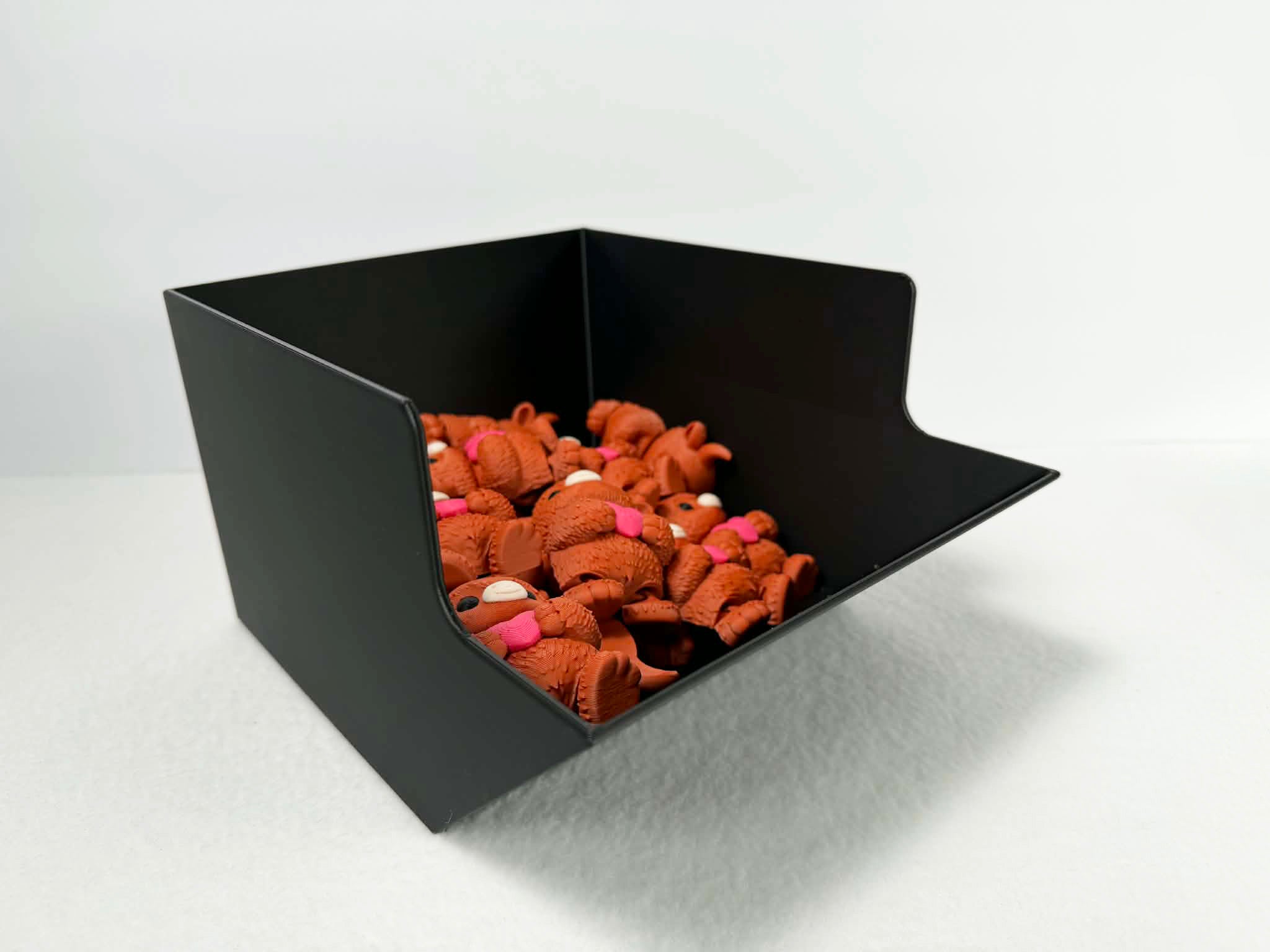 Open front retail display box