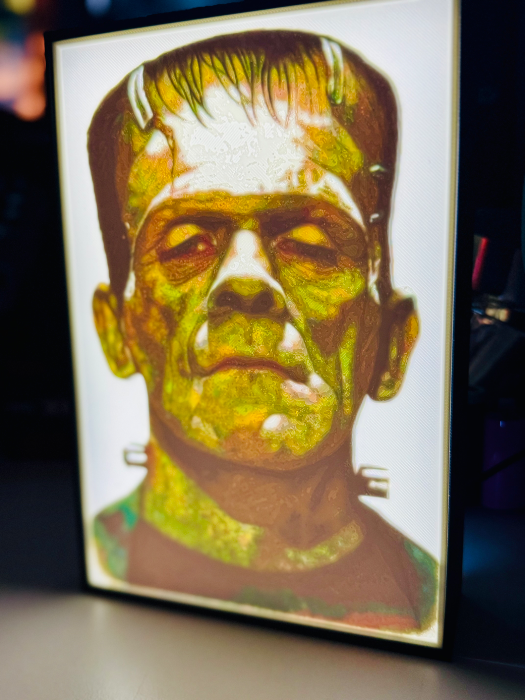 Frankenstein's Monster - Light up Wall Art