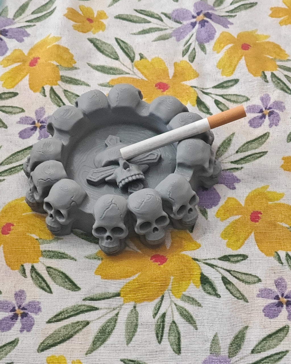 Gothic Skull Ashtray – Posacenere No-Support