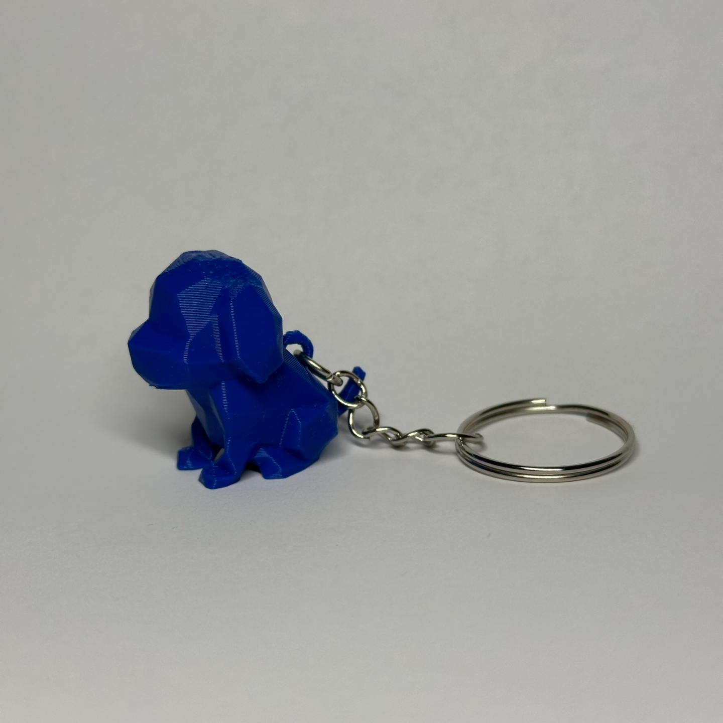 Low Poly Puppy keychain