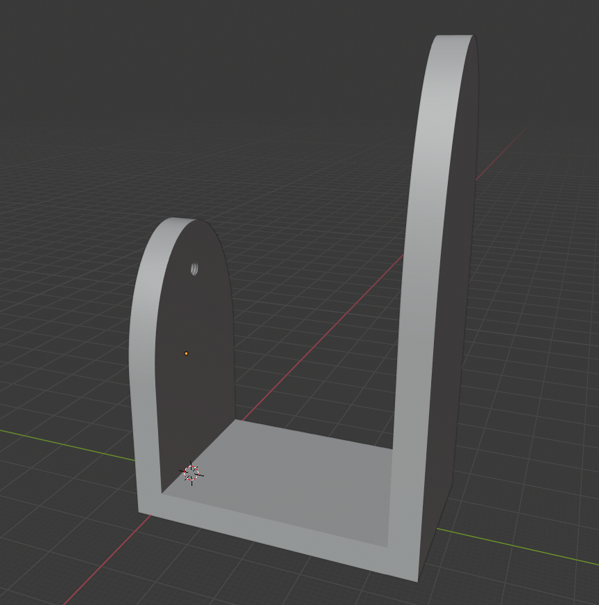 simple router wall stand small (2 pieces)