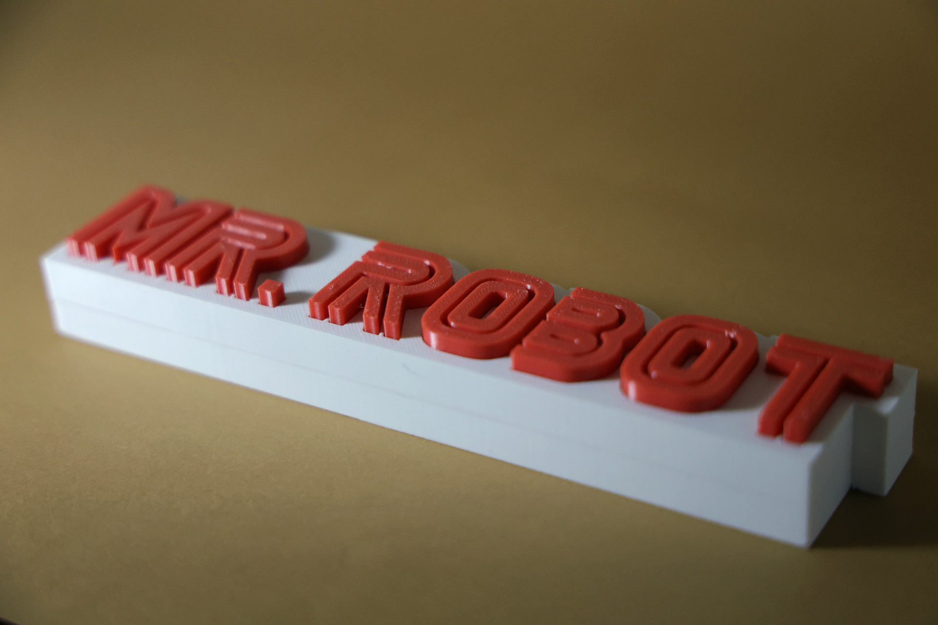 Mr. Robot Inlay Sign