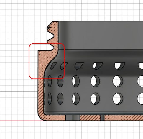 Round silica gel box with thread V2
