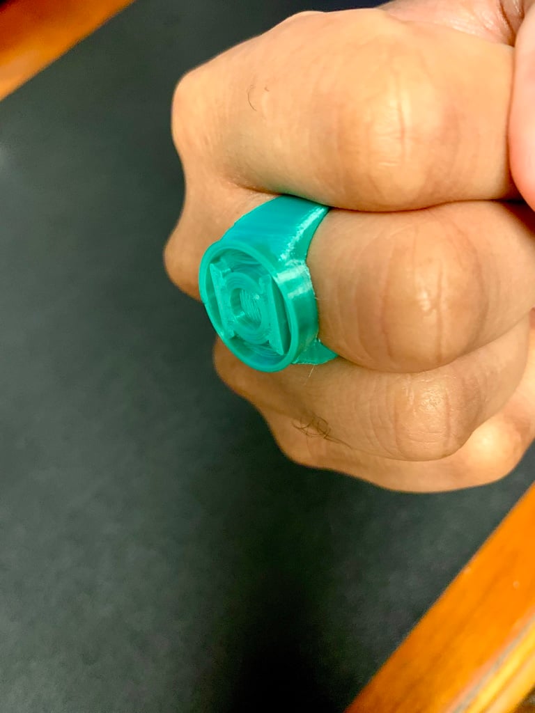 Green Lantern Power Ring - Size 12