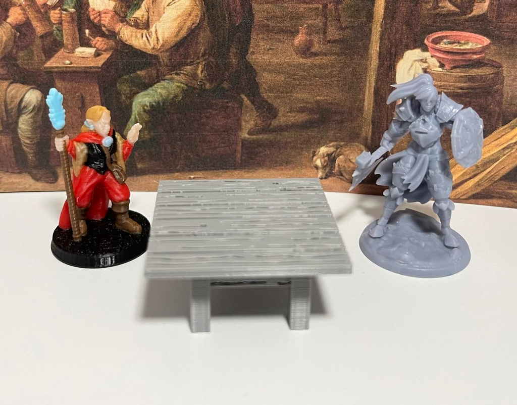 D&D Table Set 1 - Round and Square Tavern Tables