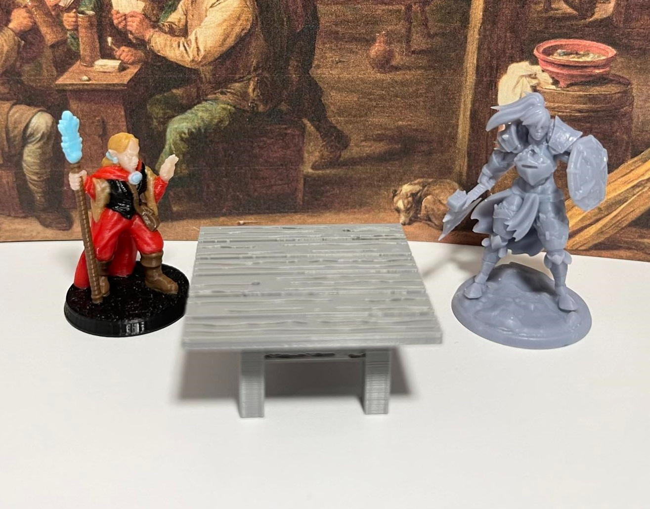 D&D Table Set 1 - Round and Square Tavern Tables