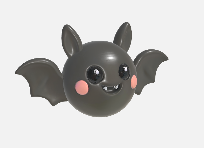 Cute Halloween Bat – Paintable