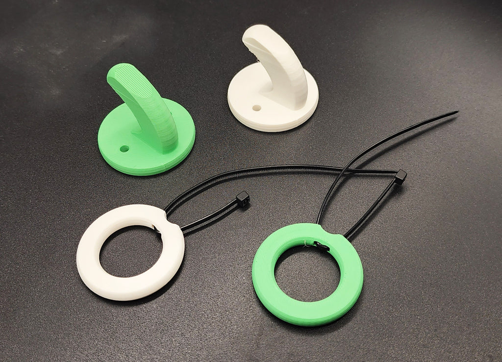 Hanging Hook & Zip-Tie Cord Ring