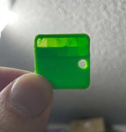 Filament Swatch with 10step Transparency Tag Bambu