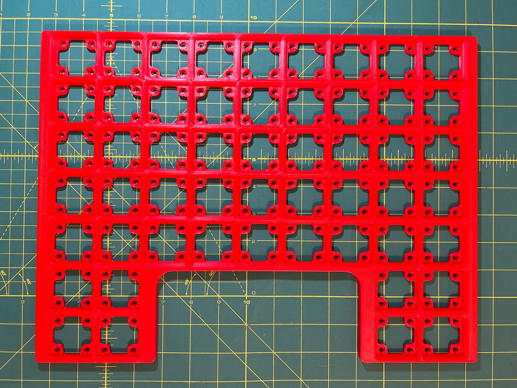 Gridfinity baseplates for Harbor Freight parts organizer (large)
