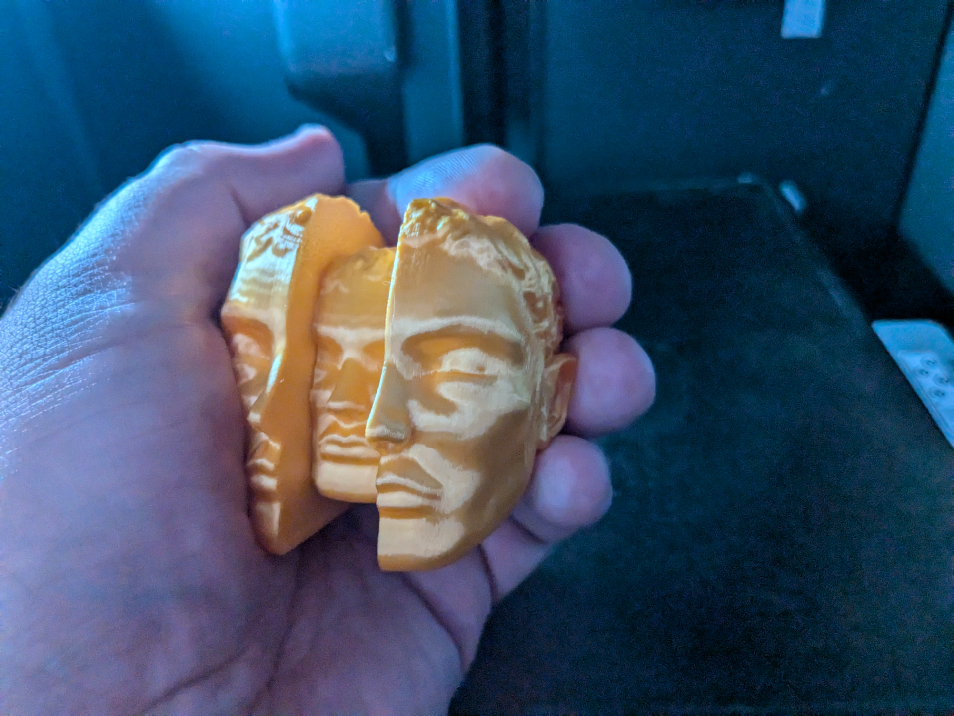 Chaos orb, split for easy printing