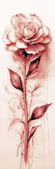 Red Roses - Almost as if Drawn by Blood - Set of 3 Bookmarks