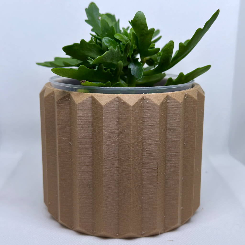 Geometric Column Planter