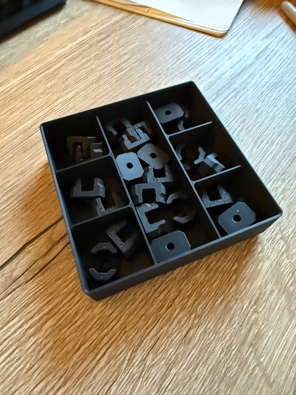 Gridfinity parts tray 3x3 1.5u