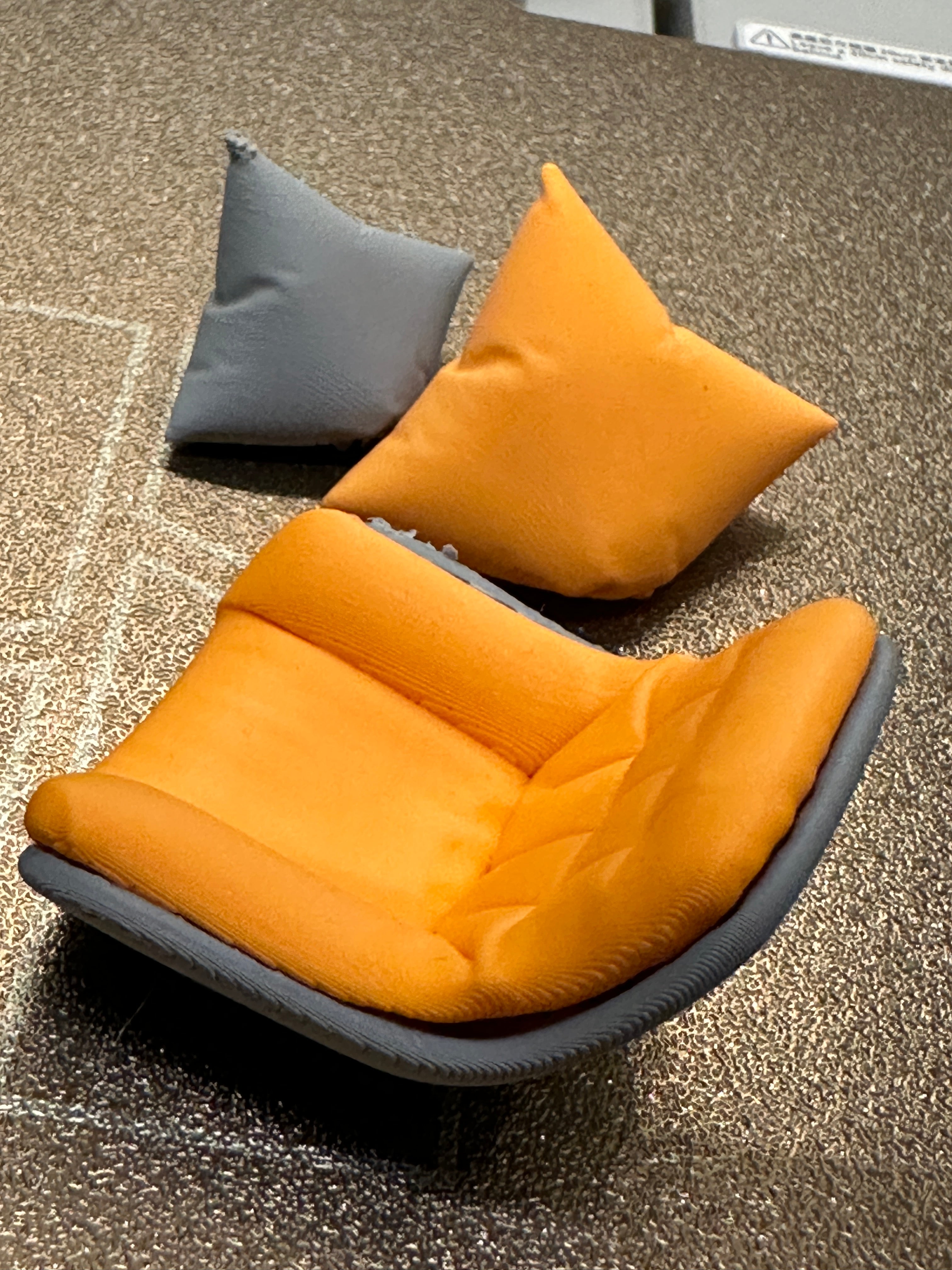 realistic mini sofa chair