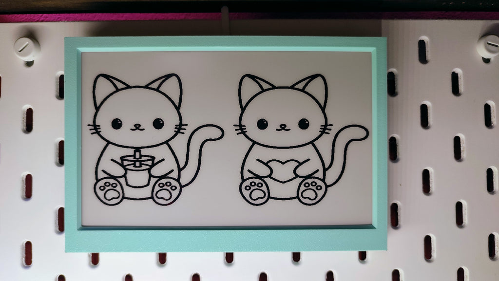 7.5" ePaper frame printable on A1 Mini (side <= 180mm)