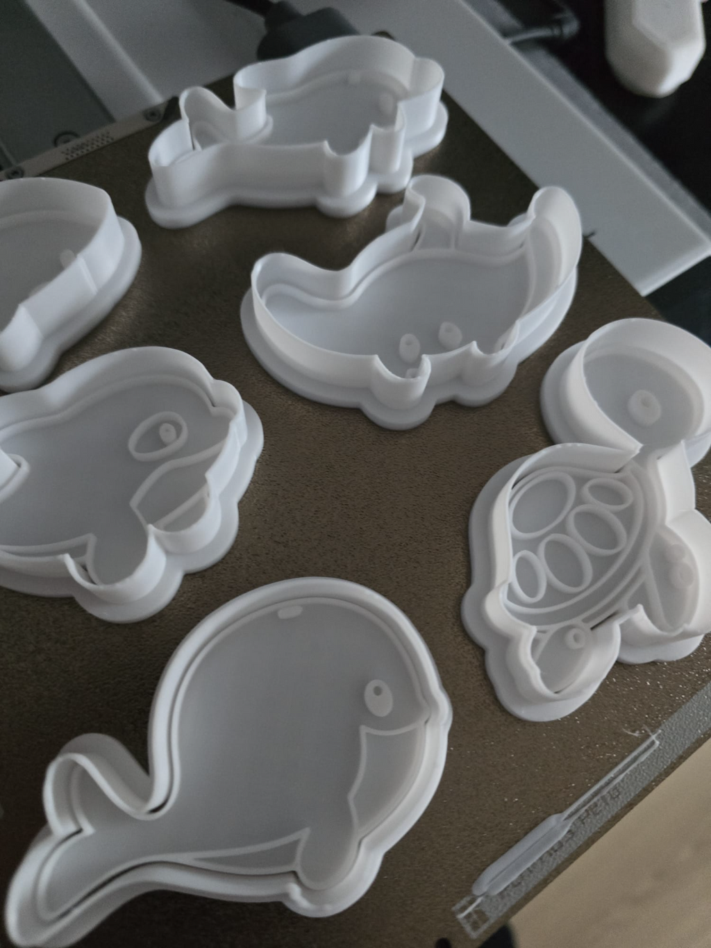 Sea Animal Fish Baking Cookie Cutter Stamp Tool