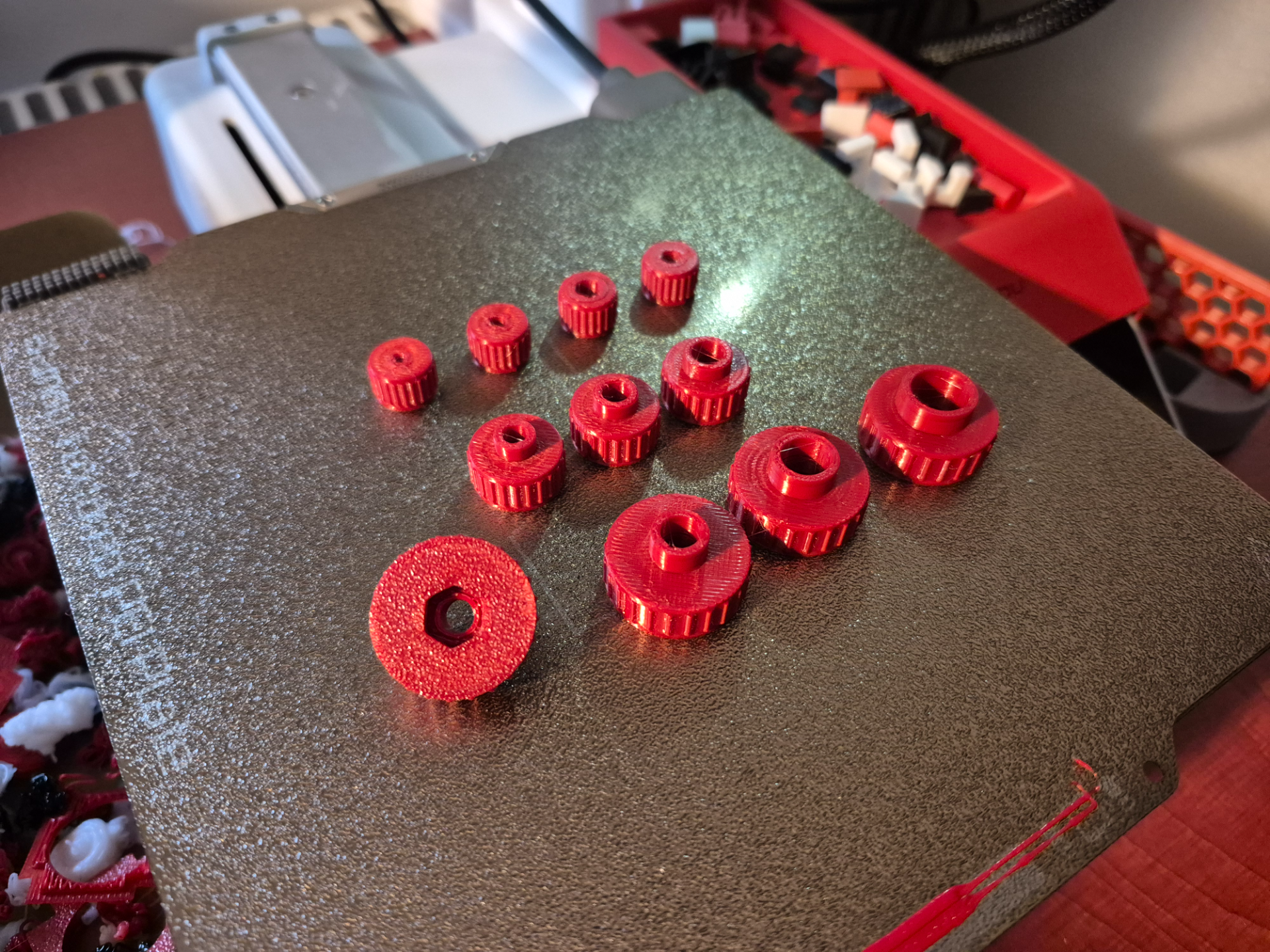Parametric knobs for hex bolt, fusion 360 included