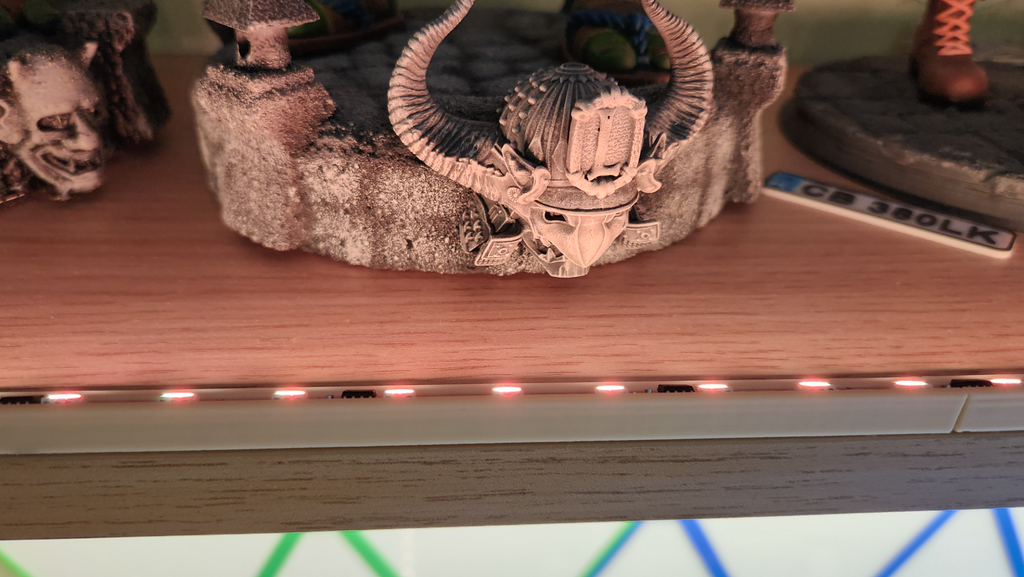Simple shelf Led profile - 30° angle - slide in.