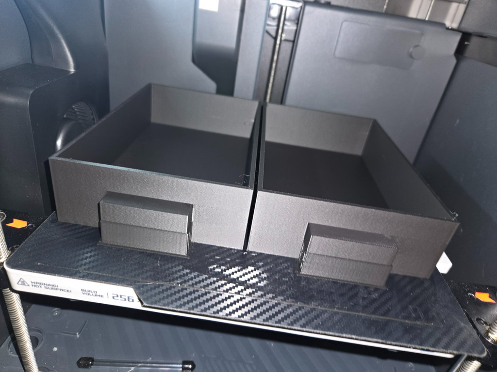 3 tier shelf with drawers and build plate holder