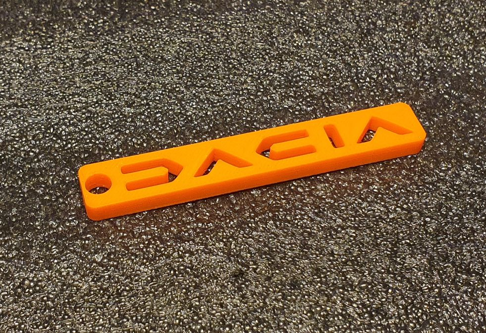 Dacia new logo keychain